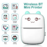 Mini Impressora Térmica Portátil De Bolso Sem Fio Bluetooth