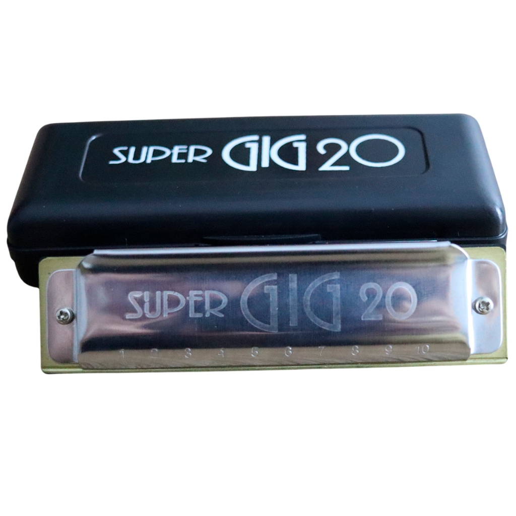 Gaita Diatônica Hering 40/20 Super Gig 20 Diatônica Em C Dó