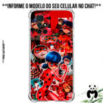 Capa Case Personalizada Celular Joaninha As Aventuras Bug Miraculous Lady Animação Desenho Cat