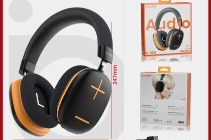 Basike headphone Bluetooth Estéreo Sem Fio 5.3 Hifi Dobrável Esporte Headset FON002