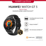 HUAWEI WATCH GT 5 46mm | Smartwatch Relogio | Nova Experiência de Corrida e Ciclismo|GPS Integrado