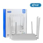 Roteador Wifi 2.4GHz 300mbps com 6 Antenas RW403/M Kanup