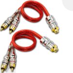 Cabo Y Uppertech Plug Metal Tripla Blindagem Vermelho 2Unid