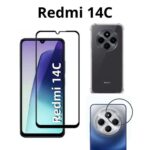 KIT Capa + Película 3D + Pelicula Camera Para Redmi 14C