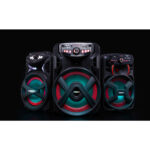 Caixa Amplificada Amvox Recarregável Bluetooth USB MicroSD Auxiliar 220W ACA 221 GIGANTE II Bivolt