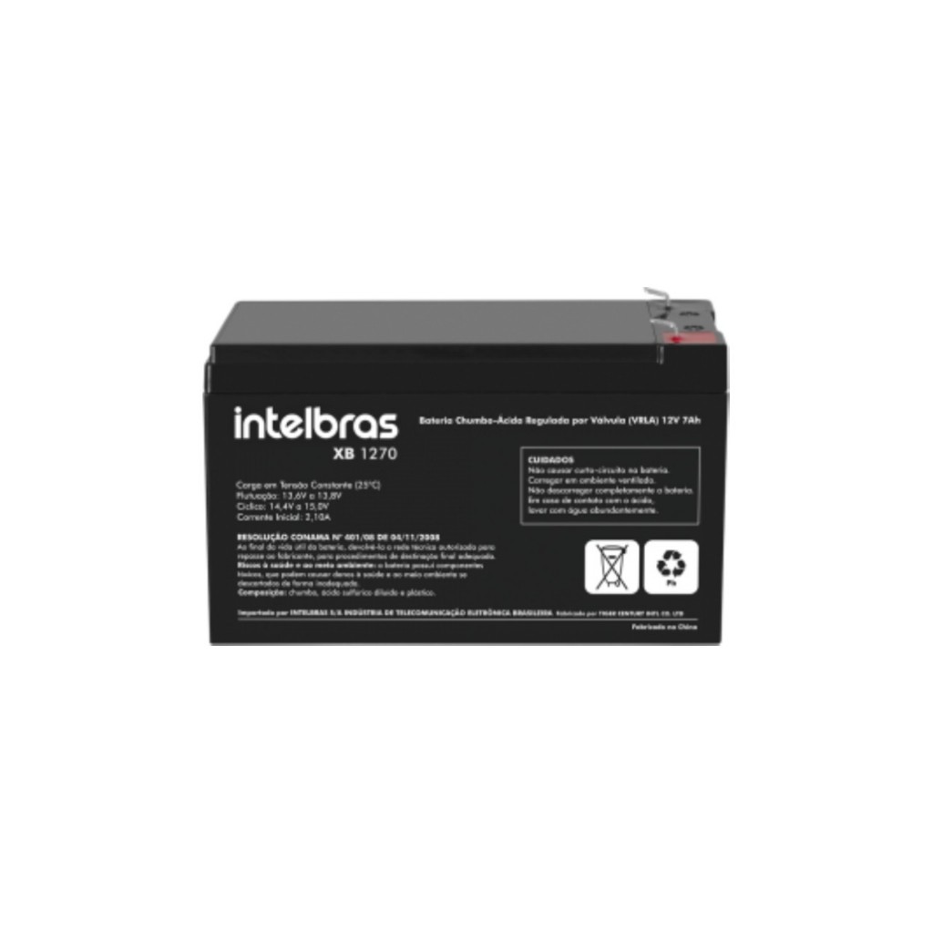 Bateria original Intelbras nobreaks 12V 7Ah XB1270.
