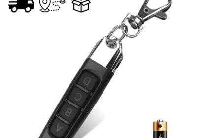 Controle De Portão Eletrônico Slim Universal 433 MHz Com 4 Funções + Bateria Inclusa