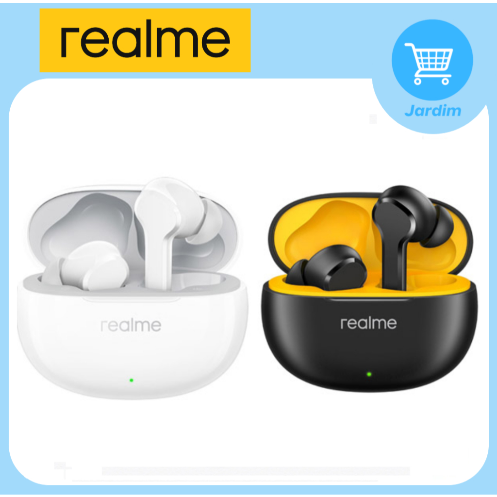 Fone de Ouvido Realme Buds T110 – Bluetooth 5.4, Som com Graves Potentes, 38h de Bateria e Cancelamento de Ruído ENC