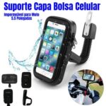Suporte Capa Bolsa Celular Impermeável para Moto 5.5 Polegadas PROMOÇÃO