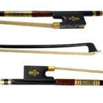 Arco Violino 4/4 Crina Animal Konig Octogonal Flor De Lis
