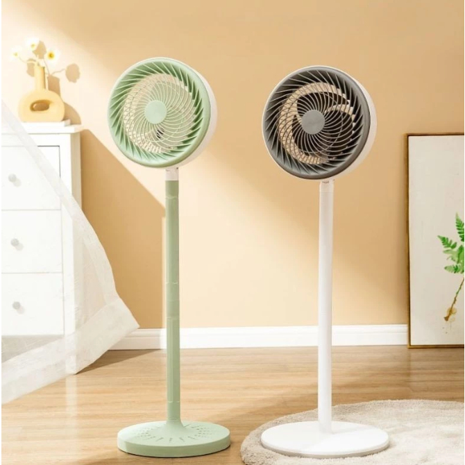 Ventilador De Coluna/ Chão/ Mesa Com 5 Hélices E Base Resistente Rotação Potente Desmontável