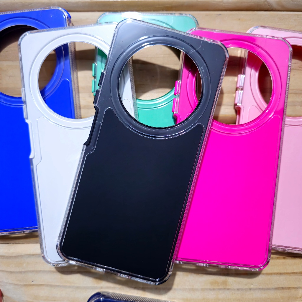 Capa Capinha anti impacto para Xiaomi Redmi 14C / Xiaomi Poco C75 / Xiaomi Redmi 13C /Xiaomi Poco C65 - Rainbow