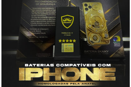 Bateria Premium Oficial Skaiky Para iPhones IOS Anatel Garantia de 1 Ano Todos Modelos