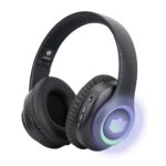 COIBEU Fone de Ouvido Bluetooth com ANC Cancelamento de Ruído Ativo RGB Dobrável e 40 Horas de Bateria