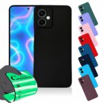 Capa Capinha Anti Shock Aveludada + Película Para Galaxy A04E