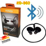 Fone Sem fio Bluetooth Para Esportes Modelo Original Academia Corrida Fitness KD-903
