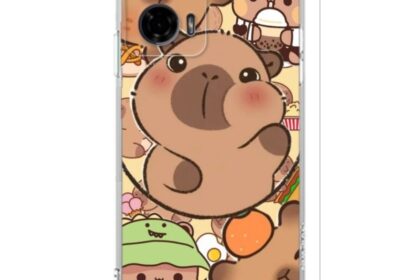 Capa MOTOROLA G04, G04S, G14, G24, G34, G54, G84. Capa Tpu Capinha BICHINHOS FOFOS CAPYBARA VAQUINHA