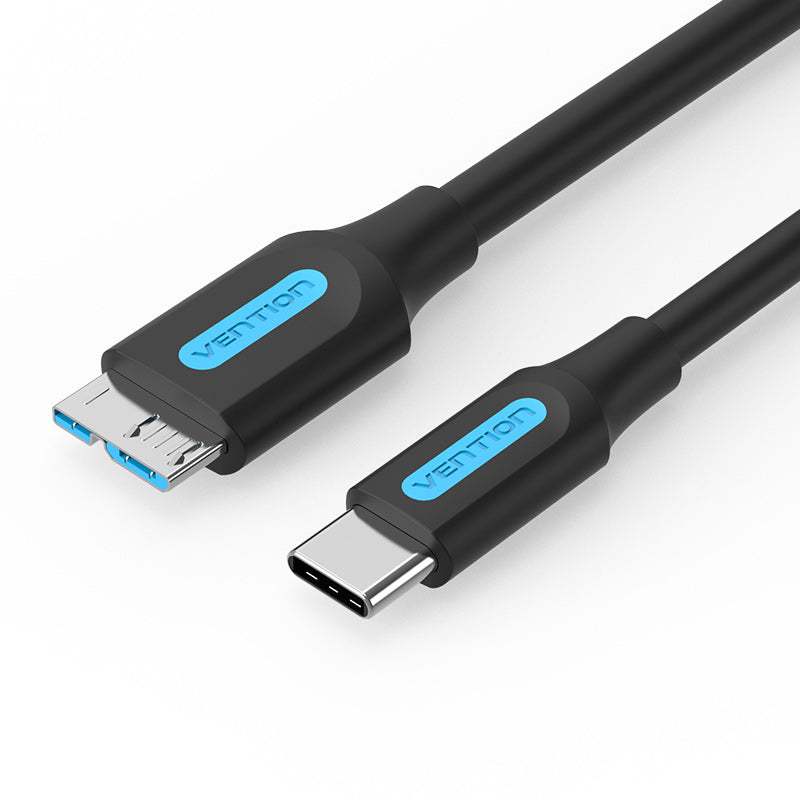 Vention - Cabo USB-C Macho x Micro-B 3.0 Macho 2A 5Gbps para HD Externo / MacBook / Notebook