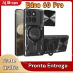 Capinha Para Motorola Moto Edge 60 Pro 5G -- Capa Case Armadura Militar Suporte 360 Proteção Câmera