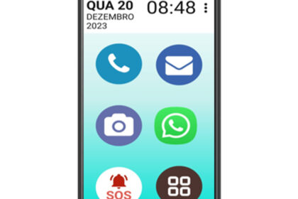 CELULAR DO IDOSO VOVÔ&VOVÓFONE 16GB 4G BOTÃO SOS ZAP