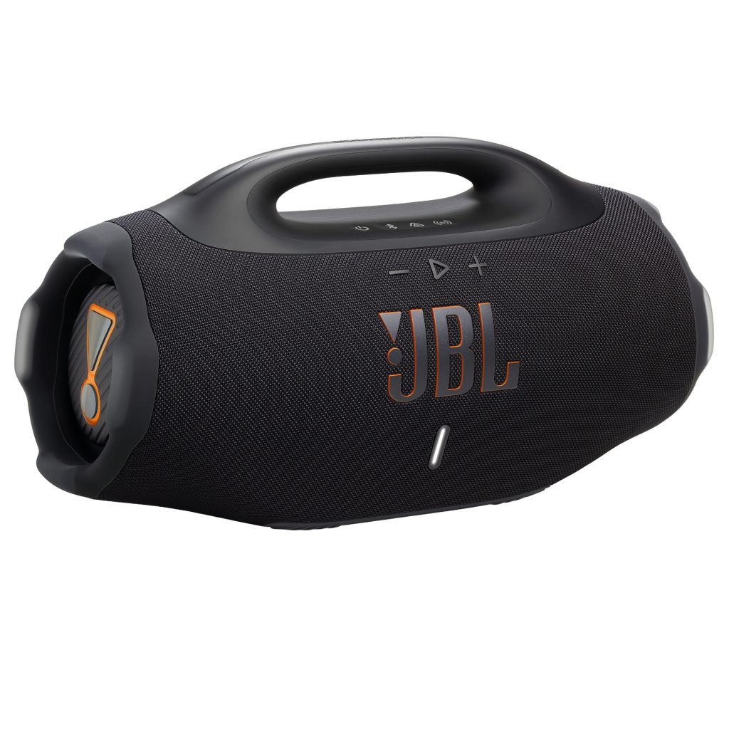 Caixa De Som Portátil JBL Boombox 4 Preta Bluetooth A Prova D'Água e Resistente A Poeira 210W RMS