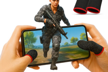 Luva De Dedo Gamer Anti Suor Luva Gamer Joystick Free Fire PUBG COD Sensível Ao Toque Antiderrapante