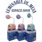 🚀 Luminária de Mesa Carrinho Espaço Nave Recarregável Luatek ZB-7024 – LED Criativa e Divertida