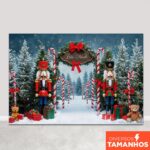 Painel Tecido Fundo Foto 3d Natal Polo Norte Sublimado – FNT-834