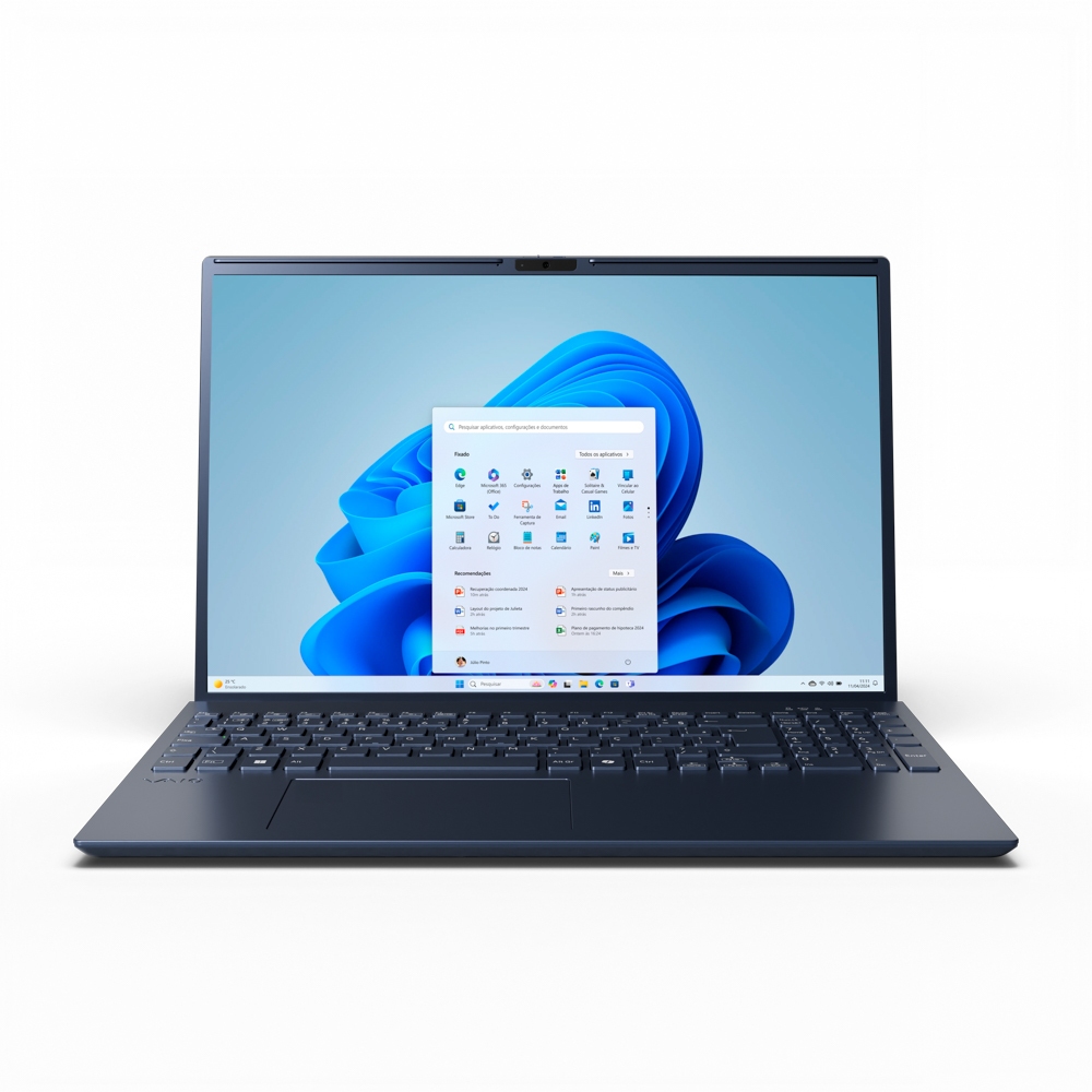 Notebook Vaio FE16 AMD® Ryzen 7-5825U Windows 11 Home 16GB RAM 512GB SSD 16" IPS WUXGA - Cinza