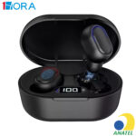 Fone de ouvido Bluetooth 5.3 Sem Fio 1HORA AUT114 Intra auricular confortável 25 horas de reprodução