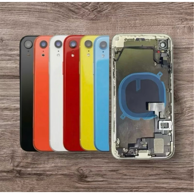 Carcaça Chassi Aro iPh XR Traseira Laterais + Botões Com Flex completa