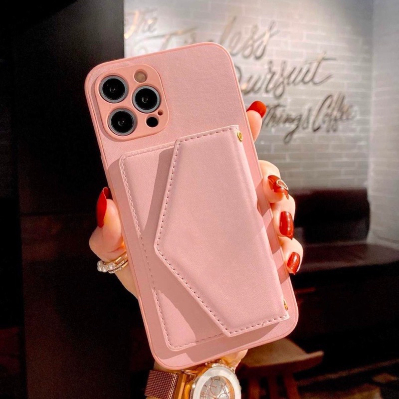 capa de celular com suporte/porta cartao
