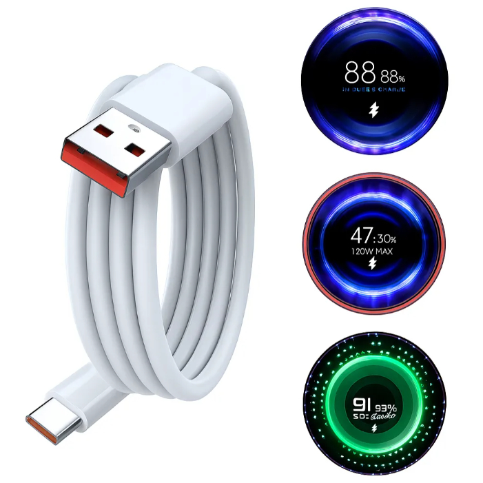 Cabo USB Tipo C 6A Xiaomi Turbo