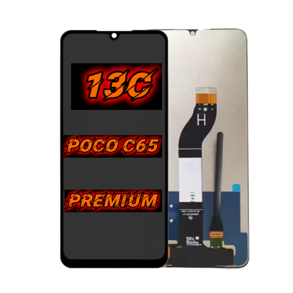 Tela Frontal Display Touch Compatível com Redmi 13c Poco C65