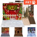 Fundo Fotográfico Pet Natal Painel Em Tecido Sublimado 120x170m - Vários Modelos
