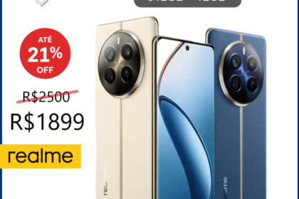 Realme 12 PRO PLUS 5G 512GB/12GB RAM Dual SIM RMX3840 Tela 6.7 NFC Zoom 120x