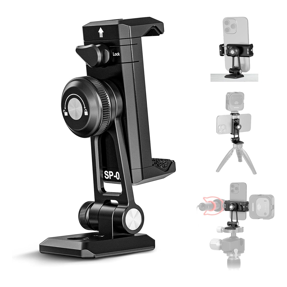 Suporte Adaptador Tripé Neewer para Smartphone Preto