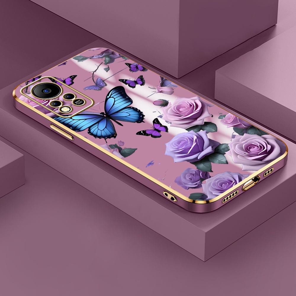 Capa Para Capinha Infinix Hot 11S NFC Borboleta Bonita De Celular 1739