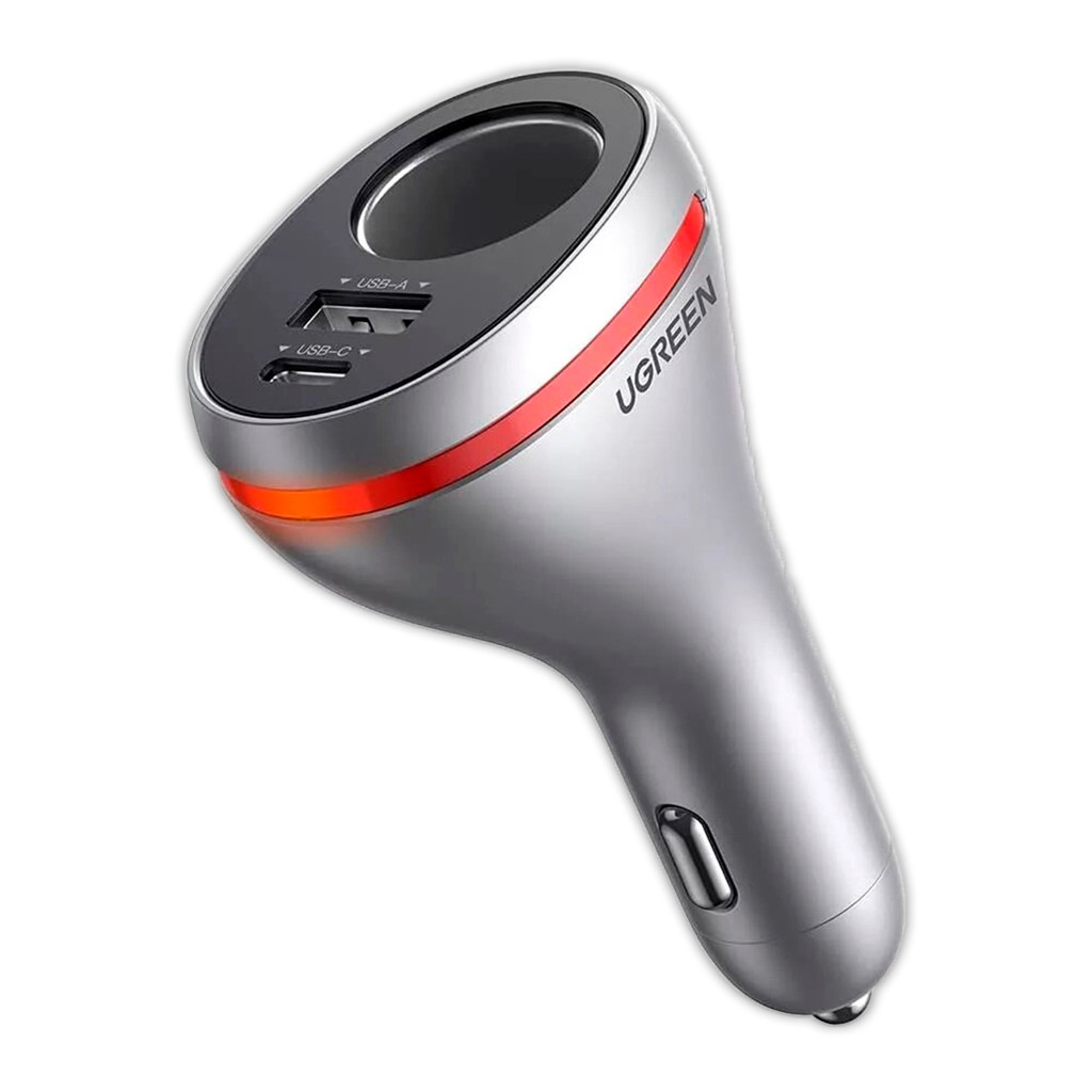 Carregador Veicular PD Ugreen com 1 Portas Usb A e 1 Tipo C