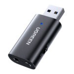 Transmissor Receptor Bluetooth Ugreen 2 in 1 Usb A Preto