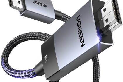 Cabo DisplayPort p/Hdmi Ugreen 8K60Hz 1Metro Preto