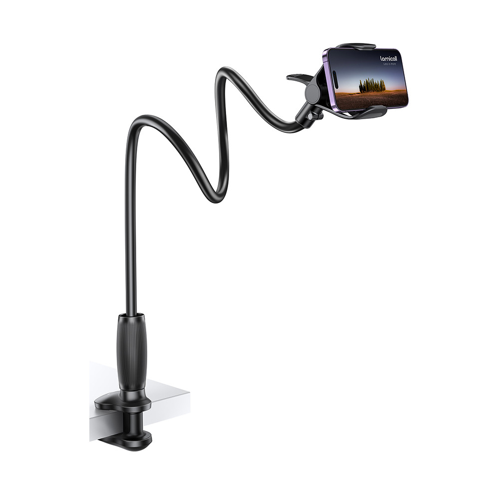 Suporte de Telefone Lamicall Tipo Pescoço de Ganso Preto
