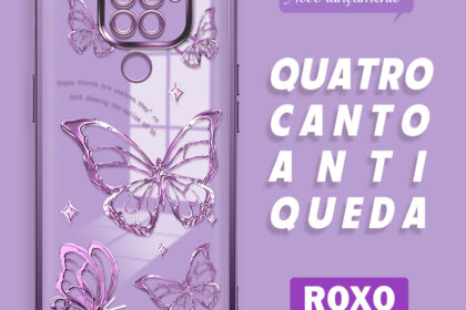 Capa Para Xiaomi Redmi Note 9 Case Capinha Celular de alta qualidade Transparente Protetora SJ0057