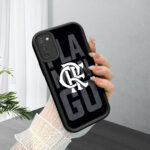 Capa Para Samsung Galaxy A03S A02S Capinha De Celular Flamengo Macio Normal Preto Silicone Dupla 5916 TYB