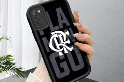 Capa Para Samsung Galaxy A03S A02S Capinha De Celular Flamengo Macio Normal Preto Silicone Dupla 5916 TYB