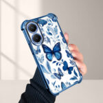 Capinha De Telefone Borboleta Para Xiaomi Poco X7 Pro 5G Anti-Queda Silicone Capa FS0593
