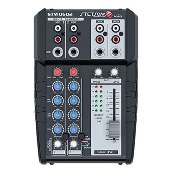 Mesa Equalizadora Stetsom Stm0602 Stereo 12v 6 Canais 2 Vias