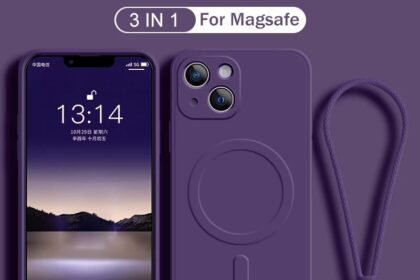 Silicone Original Para Magsafe Magnético Caso De Carga Sem Fio iPhone 16 15 14 13 12 Mini 11 Pro Max Cordão Capa