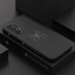 Capa De Telefone Para Samsung Galaxy A73 A53 A33 A23 4G 5G Silicone Líquido Com Padrão Lateral
