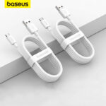 Baseus 2 Pcs Data Cable For iP Android Mp3